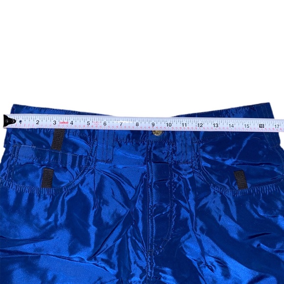 Snowboarding Ski Gourge Pants Size Small Unisex Vintage Blue Red White - Picture 2 of 9